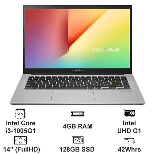 Asus VivoBook X413JA Core™ i3-1005G1 1.2GHz RAM 4GB