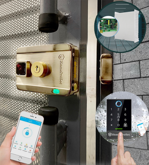 Bộ khóa cổng vân tay 100 User HPS- SLPLUS ( TF2P3 )