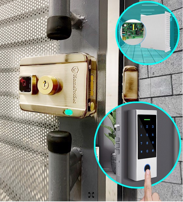Bộ Khóa Vân Tay Cửa Cổng Vip