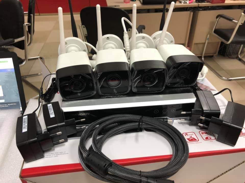 Bộ Kit Camera Hikvision 2MP Không Dây Siêu Nét, Giá Rẻ