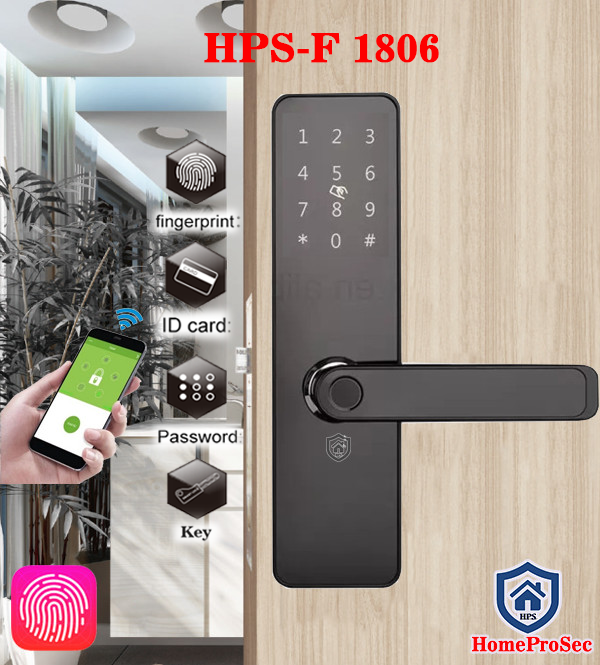 Khóa Cửa Gỗ Vân Tay HPS - 1806